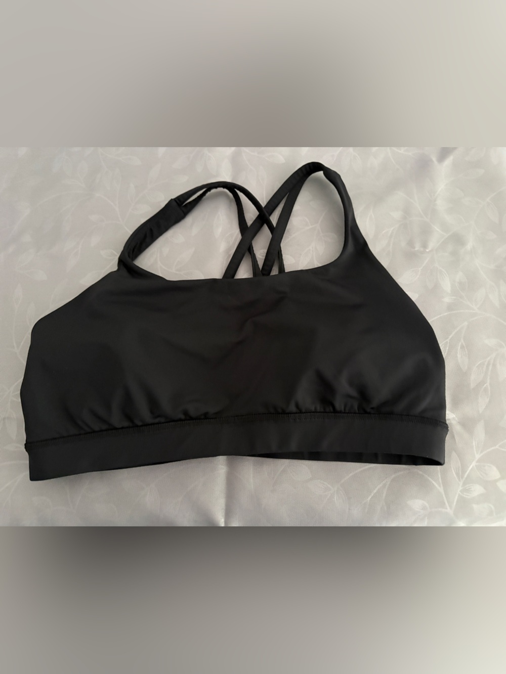 lululemon athletica Black Strappy Low-Impact Sports Bra